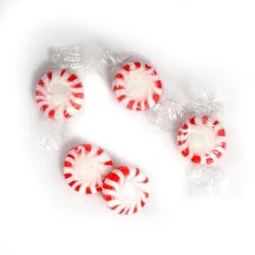 Starlight Peppermint Candy, 2 Pound Bulk Candy (Approx. 150 pcs.), Individually Wrapped Peppermint, Starlight Mints