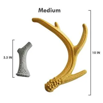 Durable Chew Toys Set for Puppies - Nylon Antlers