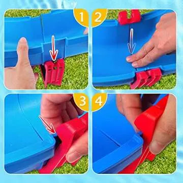 VATOS Kids Outdoor Water Table Toys for Summer Fun