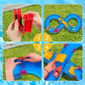 VATOS Kids Outdoor Water Table Toys for Summer Fun