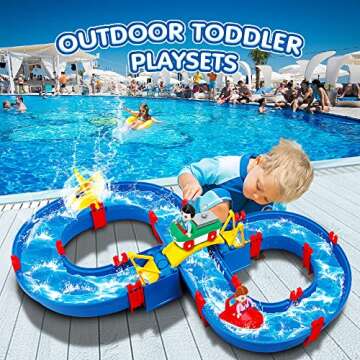 VATOS Kids Outdoor Water Table Toys for Summer Fun