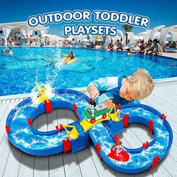 VATOS Kids Outdoor Water Table Toys for Summer Fun