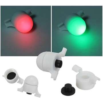 Lemonbest® Newest LED Night Fishing Strike Alert Glow Stick Bite Alarm, 3 Packs