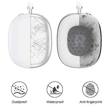 Stylish 3 in 1 Silicone Case for Apple AirPods Max