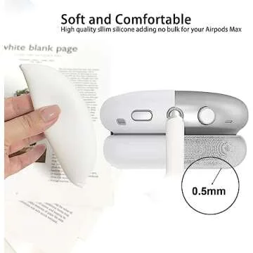 Stylish 3 in 1 Silicone Case for Apple AirPods Max