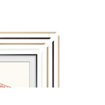 Samsung The Frame 43” TV with Beige Bezel