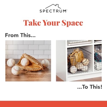 Spectrum Wire Basket for Organizing - Stylish Storage Solution