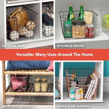 Spectrum Wire Basket for Organizing - Stylish Storage Solution