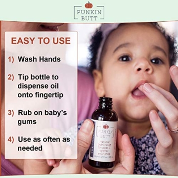 Punkin Butt Teething Oil for Natural Baby Relief