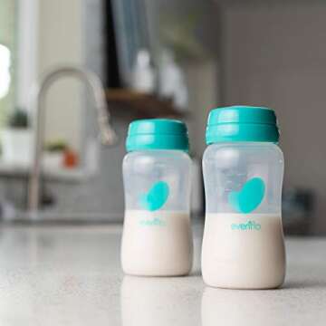 Evenflo 5oz Advanced Breast Milk Collection Bottles Pack