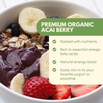 Kiva Organic Acai Berry Powder - Nutritious Superfood