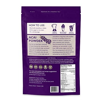 Kiva Organic Acai Berry Powder - Nutritious Superfood