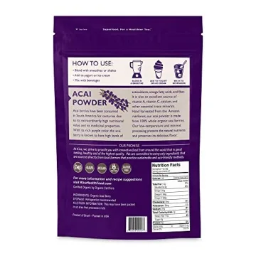 Kiva Organic Acai Berry Powder - Nutritious Superfood