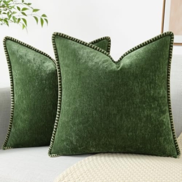Stylish Soft Chenille Spring Pillow Covers Set of 2