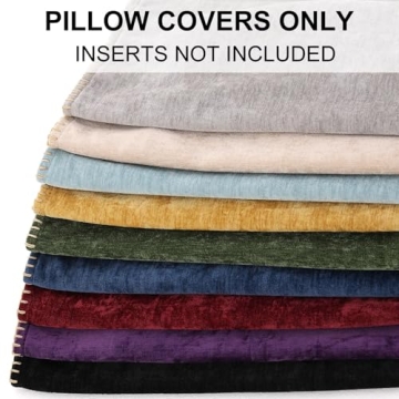 Stylish Soft Chenille Spring Pillow Covers Set of 2