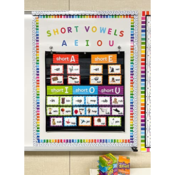 Teacher Created 7 Pocket Chart Ideal for Classroom Use