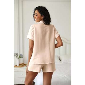 Ekouaer Women's Pajama Set for Summer Sleepwear