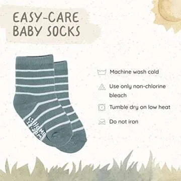 Little Me Unisex Baby Muted Colors Socks 20 Pack 0-24 Months