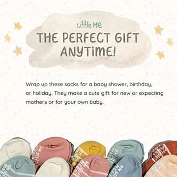 Little Me Unisex Baby Muted Colors Socks 20 Pack 0-24 Months