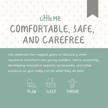 Little Me unisex baby Muted Colors 20 Pack Socks, Multi, 0-24 Months US