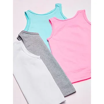 Fruit of the Loom Girls Tank Tops - 6 Pack Assorted