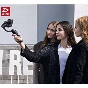 Zhiyun Smooth Q 3-Axis Handheld Gimbal Stabilizer for iPhone Samsung Huawei Google Smartphones and Gopro Hero 3/4/5/6 & Xiaomi Yi Action Camera