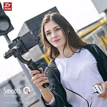 Zhiyun Smooth Q 3-Axis Handheld Gimbal Stabilizer for iPhone Samsung Huawei Google Smartphones and Gopro Hero 3/4/5/6 & Xiaomi Yi Action Camera