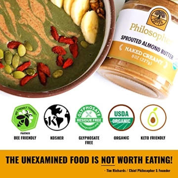 Philosopher Foods Crunchy Sprouted Almond Butter 16 oz