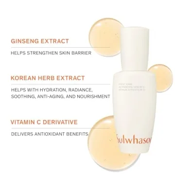 Sulwhasoo First Care Activating Serum: Nourishing, Hydrating, Radiance Boosting Pre-Toner , 2.02 Fl Oz / 60mL