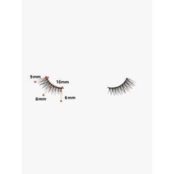 GMAGICTOBO Natural Half Lashes for Small Eyes 7 Pairs