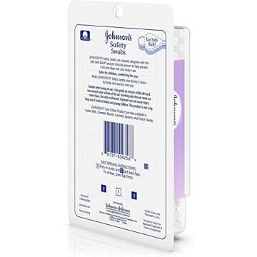Buy Johnson's Safe Ear Swabs for Babies - 2 Packs, 110 Count
