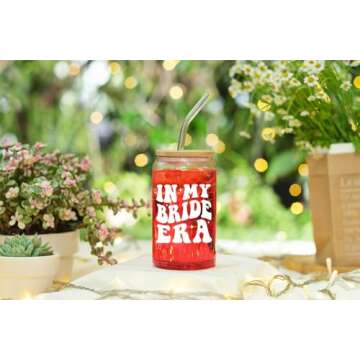 NEWELEVEN Bridal Shower Gifts - Elegant Coffee Glass Tumbler