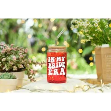 NEWELEVEN Bridal Shower Gifts - Elegant Coffee Glass Tumbler