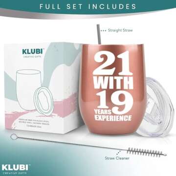 40th Birthday Gifts Women Unique 12 Ounce Wine Glass - Celebrate 40 Years!