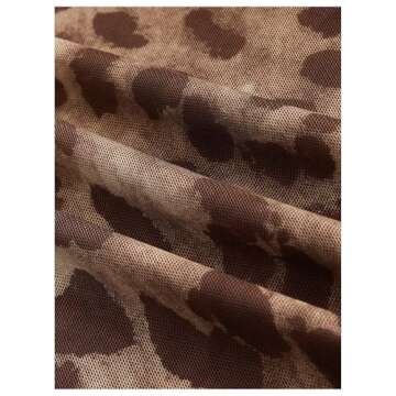 Floerns Women's Leopard Print Tube Dress - Chic Style