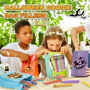 60 Pcs Halloween Bubble Wands Party Favors for Kids Halloween Treats Goodie Bag Stuffers Pinata Fillers, Mini Bubbles Bulk Halloween Toys Gifts Classroom Prizes for Toddlers Boys Girls Party Supplies