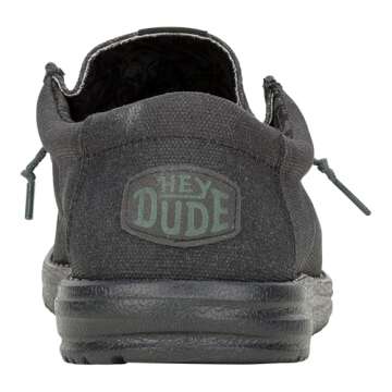 Hey Dude Men's Wally Canvas - Comfortable Lightweight Loafers