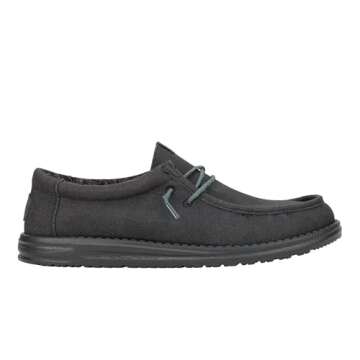 Hey Dude Men's Wally Canvas - Comfortable Lightweight Loafers