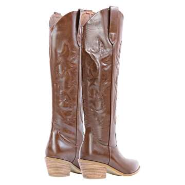 LISHAN Women's Western Boots Cowboy Cowgirl Boots