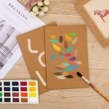 COLOURFUL US Heavyweight Brown Kraft Cardstock for Crafts