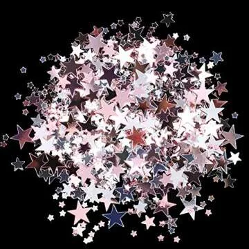 Tatuo 60g Metallic Star Confetti for Weddings and Celebrations