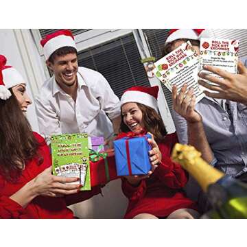 90shine Christmas Game White Elephant Gift Exchange Set