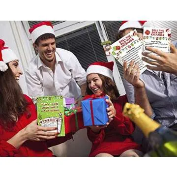 90shine Christmas Game White Elephant Gift Exchange Set