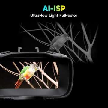 AKASO Seemor-200 Night Vision Goggles - 4K Full Color Night Vision Binoculars for Adults, App-Enable...