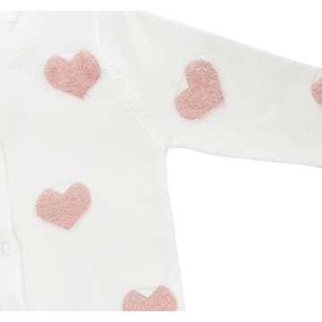 Baby Toddler Girls Cardigan Sweater Knit Ruffles Button-Down Jacket Outwear Autumn Winter Cotton Coa...