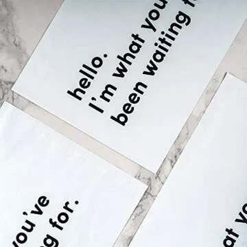 RUSPEPA Poly Mailer Shipping Bag with Self Sealing, Business Text Printed Design 2.3 Mil Heavy Duty Self Seal Mailing Envelopes, 100 Pack 10 x 13 inches, White