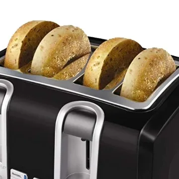 BLACK+DECKER T4569B 4-Slice Toaster for Perfect Breakfasts
