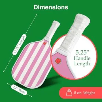 Exciting Watermelon 2 Paddle Pickleball Bundle in Colorful Designs