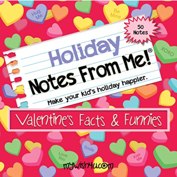 Fun Valentine’s Lunch Notes for Kids – 50 Tear-Off Notes