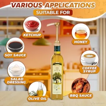 Coffee Syrup Pump Dispensers 4Pcs for Perfect Flavors